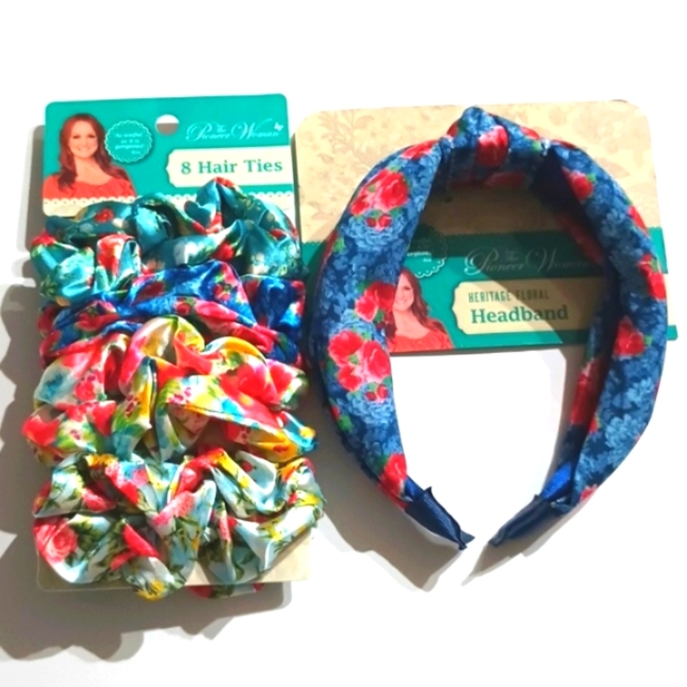 New Pioneer Woman Floral Women Hair Accessories Set